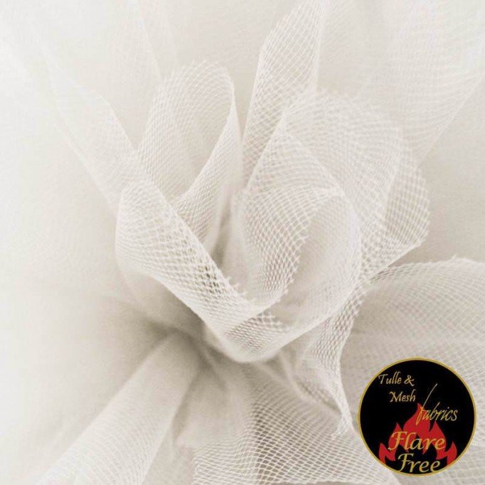 Tulle Tessuto Ecru (Silk White) - (Tulle Tessuto)