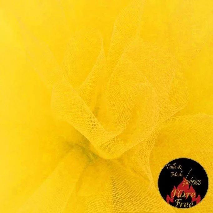 Tissu Tulle Miel Fluo (Fluorescent Honey) - (Tissu Tulle)