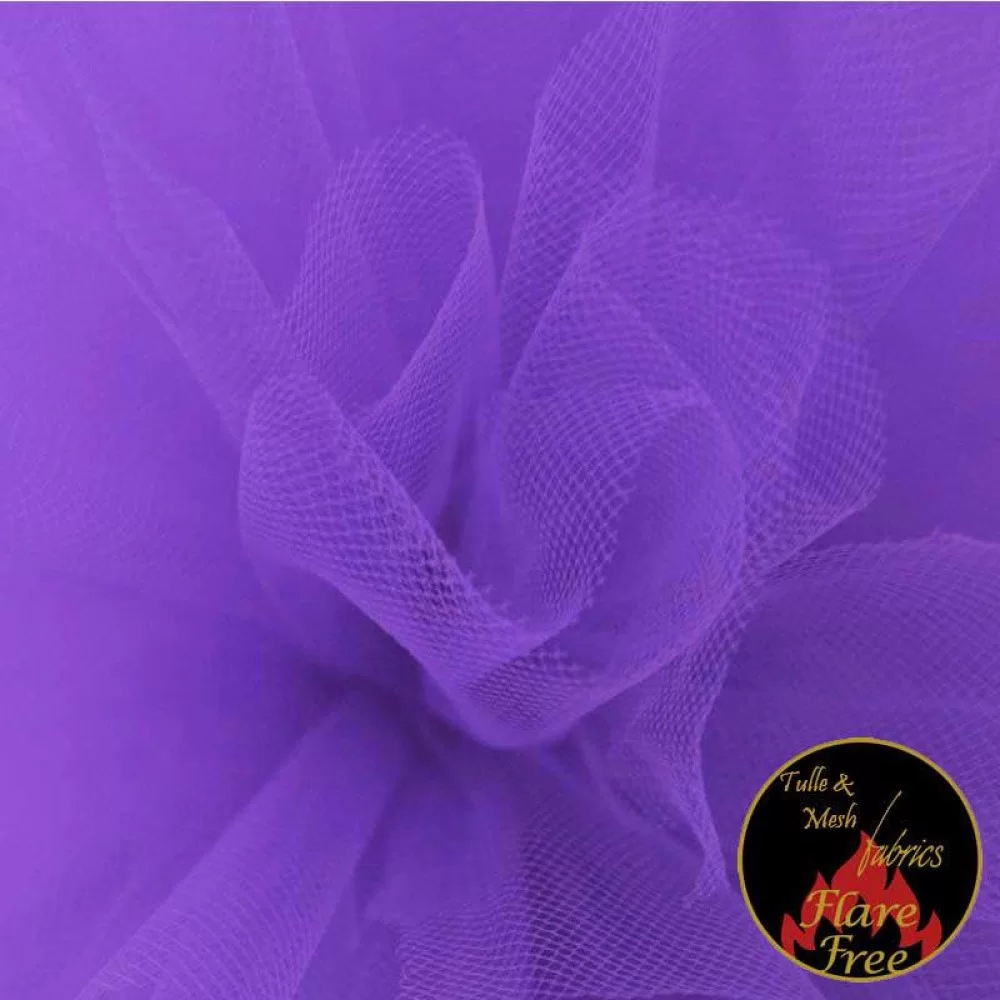 Tule Stof Paars (Violet)