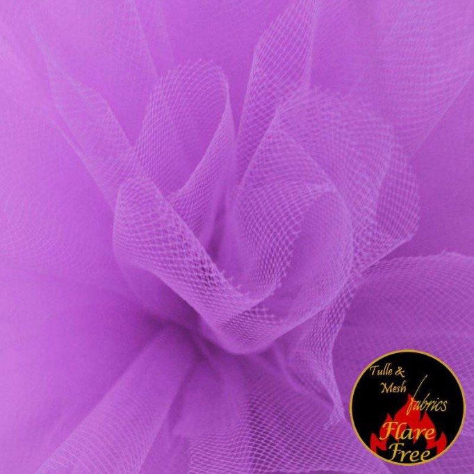 Tulle Fabric Purple Pink - (Tulle Fabric)