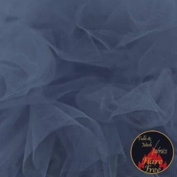 Nuziale Tessuto Tulle Jeans Scuro 300CM Largo Nuziale Tessuto Tulle Jeans Scuro 300CM Largo