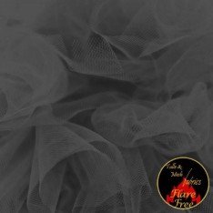 Tulle Netting Dark Grey 300CM Wide