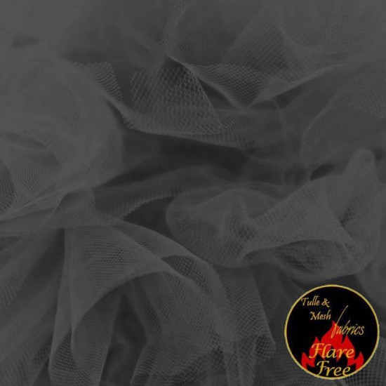 Tulle Netting Dark Grey 300CM Wide Tulle Netting Dark Grey 300CM Wide