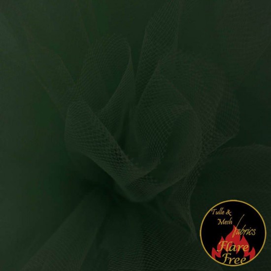 Tulle Tessuto Verde Bottiglia Tulle Tessuto Verde Bottiglia
