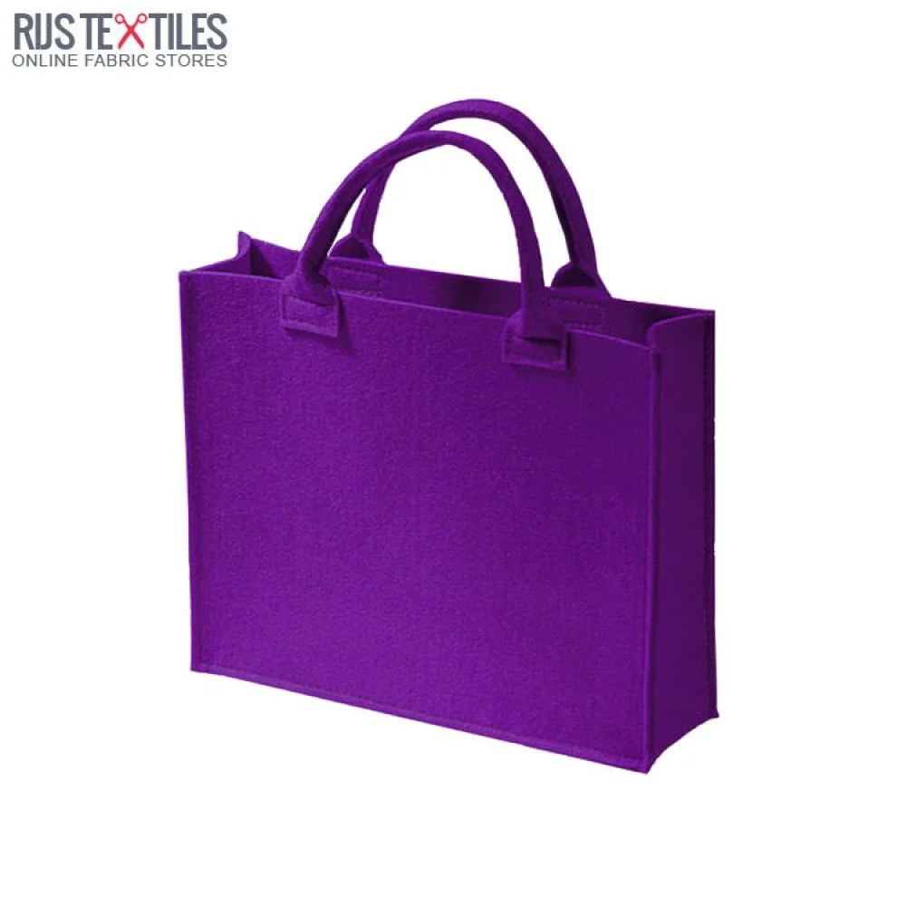 Tyk Filt 3mm Violet - Tyk Filtstof til Tasker og Dekoration Tyk Filt 3mm Violet - (Tyk Filt Metervare)