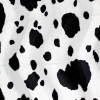 Velboa Vache Noir Blanc 