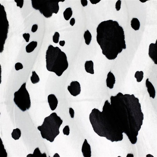 Velboa Cow Black White Velboa Cow Black White