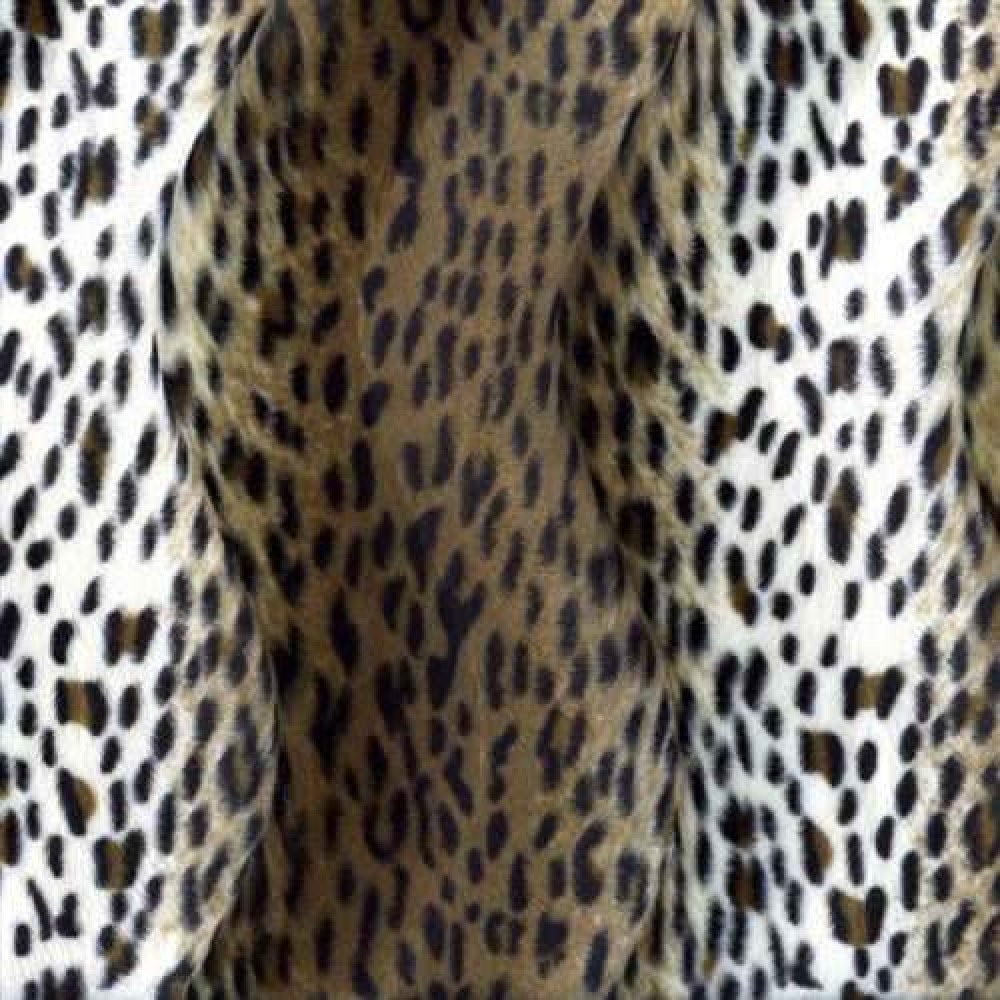 Velboa Stof Jaguar Licht Bruin