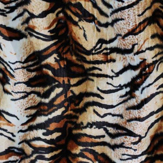 Velboa Originale Tigre  - (Tissu Velboa)