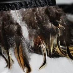 Ruban De Plumes 10cm Poulets