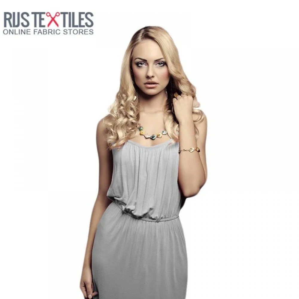 Viscose Jersey Stof Licht Grijs Viscose Jersey Stof Licht Grijs