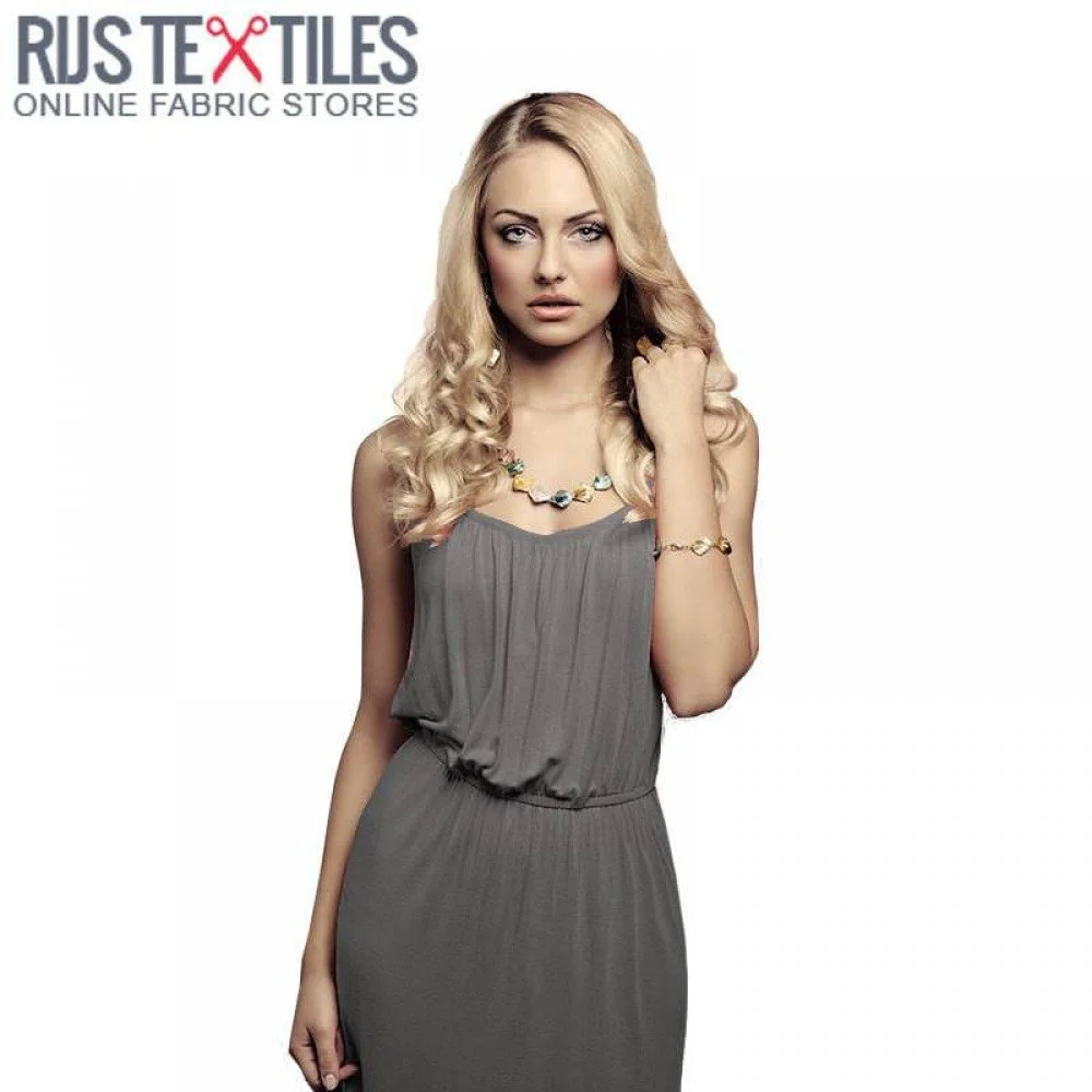 Viscose Jersey Stof Grijs Viscose Jersey Stof Grijs