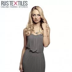 Viscose Jersey Stof Grijs