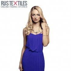 Tissu Viscose Jersey Cobalt 
