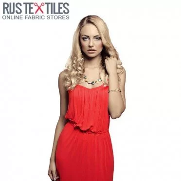 Viscose Jersey Stof Rood - (Viscose Jersey Stoffen )