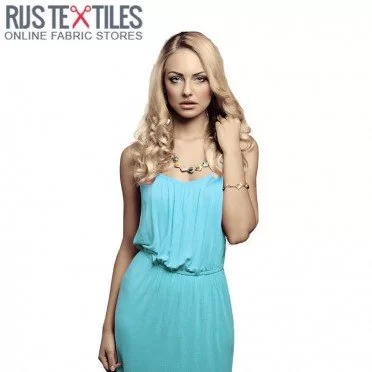 Viscose Jersey Turquoise - (Viscose Jersey Fabric)