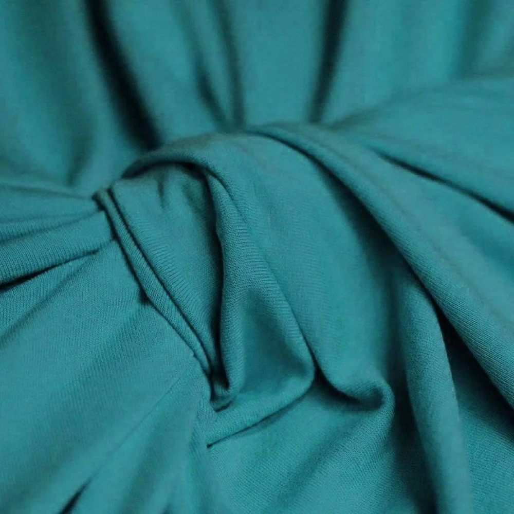 Viscose Jersey Stof Petrol Viscose Jersey Stof Petrol