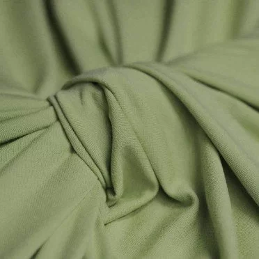 Tissu Viscose Jersey Olive - (Tissu Jersey Viscose)
