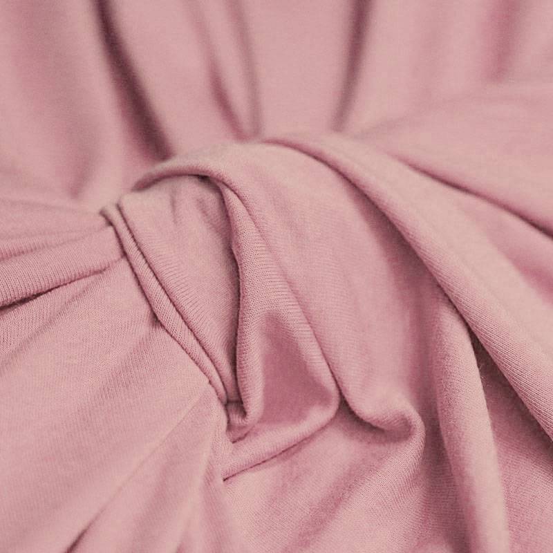 Viscose Jersey Stof Oud Roze