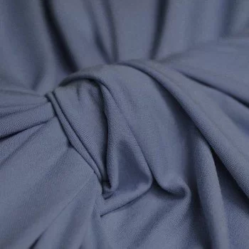 Jersey Di Viscosa Jeans Scuro Jersey Di Viscosa Jeans Scuro