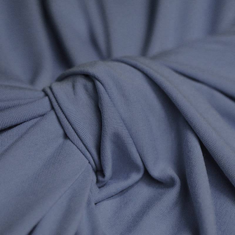 Viscose Jersey Stof Donker Jeans
