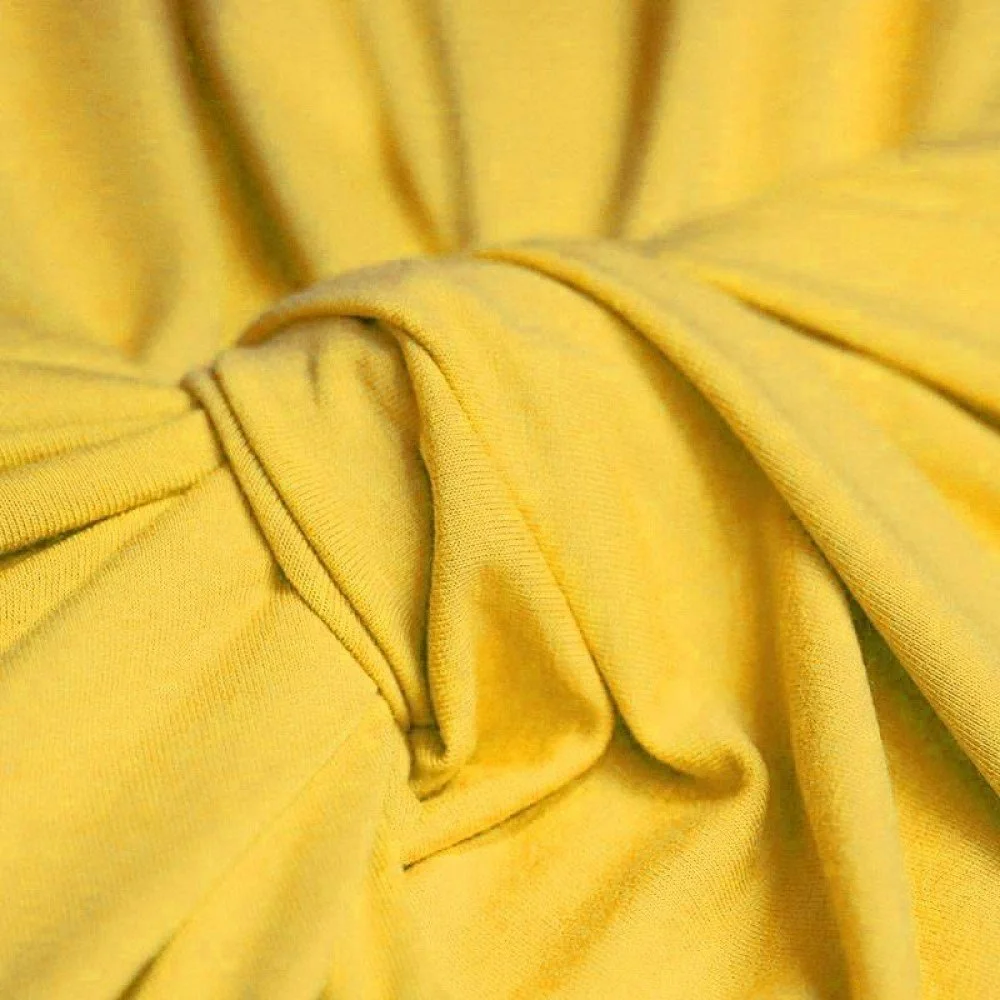 Viscose Jersey Stof Geel Viscose Jersey Stof Geel