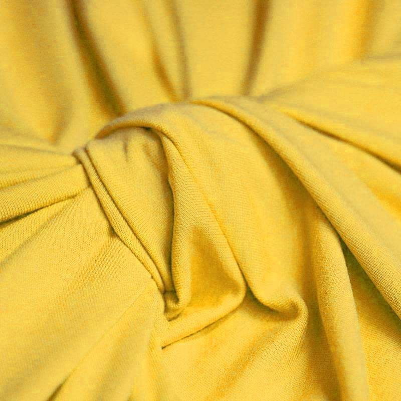 Viscose Jersey Stof Geel
