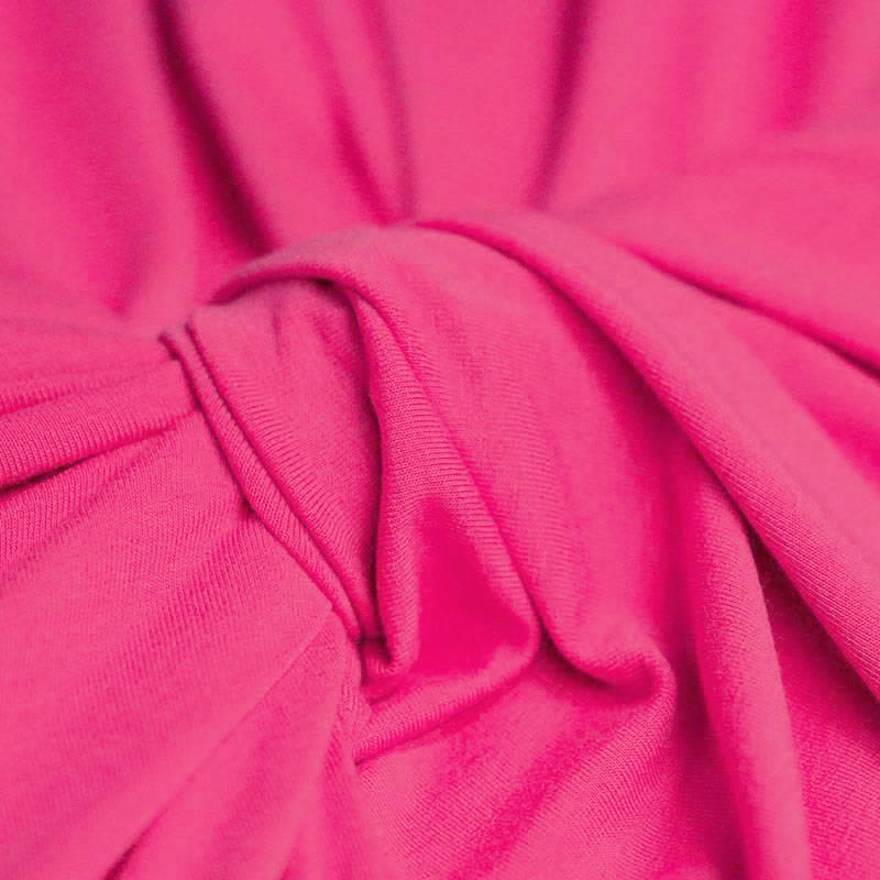 Viscose Jersey Stof Hot Pink