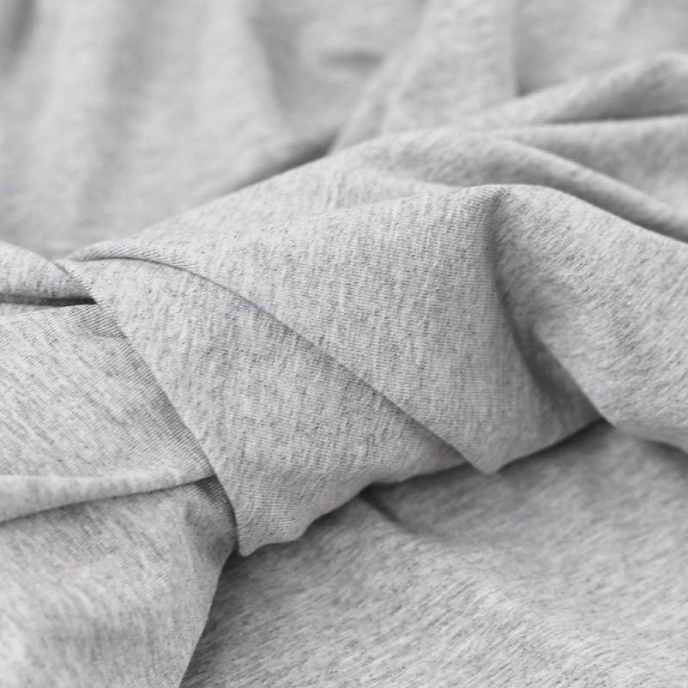 Viscose Jersey Light Grey Melange Viscose Jersey Light Grey Melange - (Viscose Jersey Fabric)