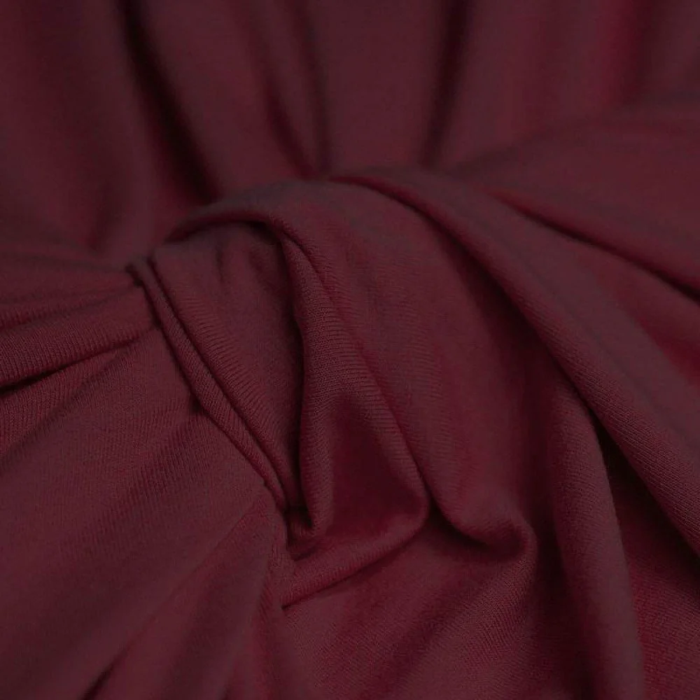 Viscose Jersey Stof Bordeaux Viscose Jersey Stof Bordeaux