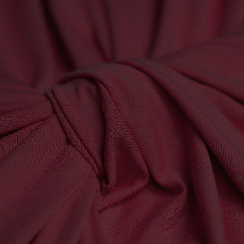 Viscose Jersey Stof Bordeaux