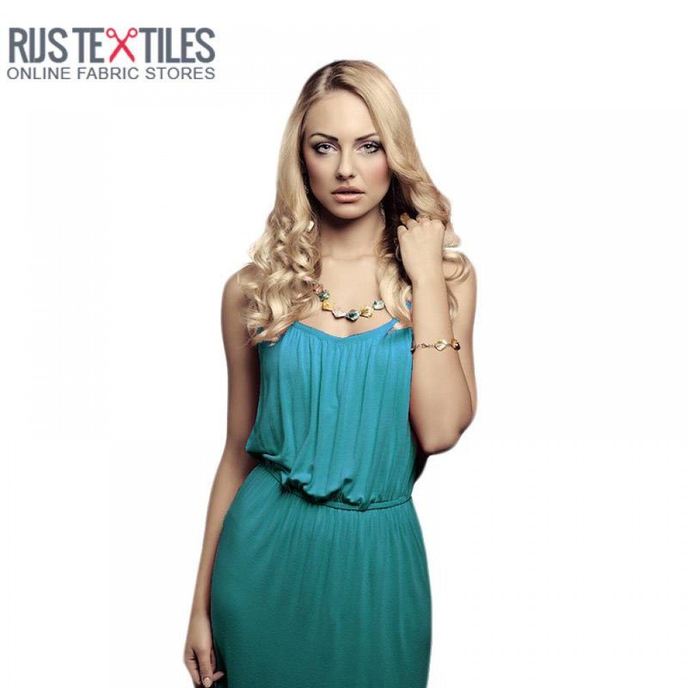 Viscose Jersey Petrol Viscose Jersey Petrol - (Viscose Jersey Fabric)