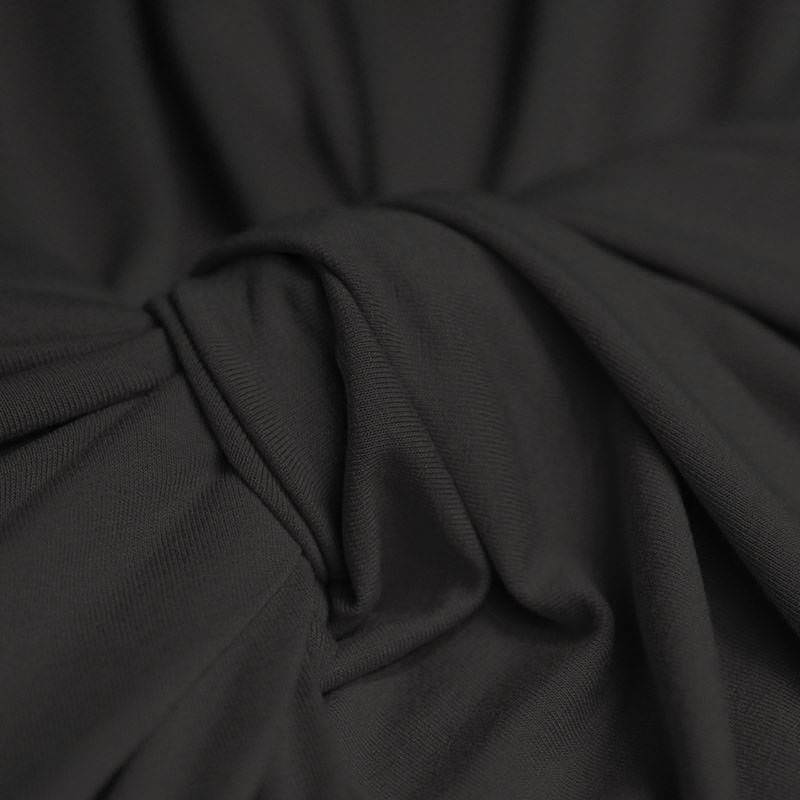 Viscose Jersey Stof Donker Grijs