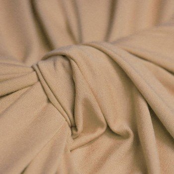 Jersey Di Viscosa Beige