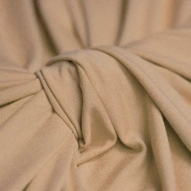 Viscose Jersey Stof Beige - (Viscose Jersey Stoffen )