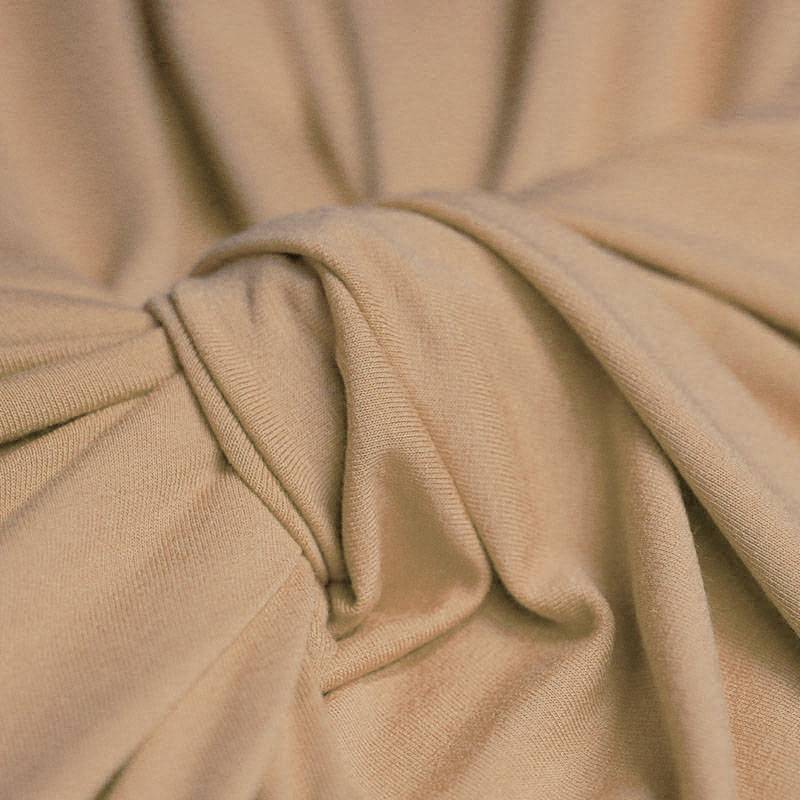 Viscose Jersey Stof Beige