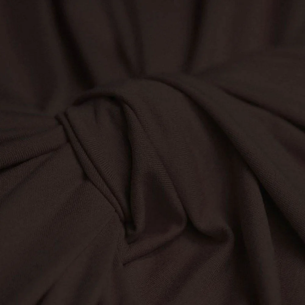 Viscose Jersey Stof Bruin Viscose Jersey Stof Bruin