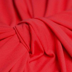 Jersey Di Viscosa Rosso 