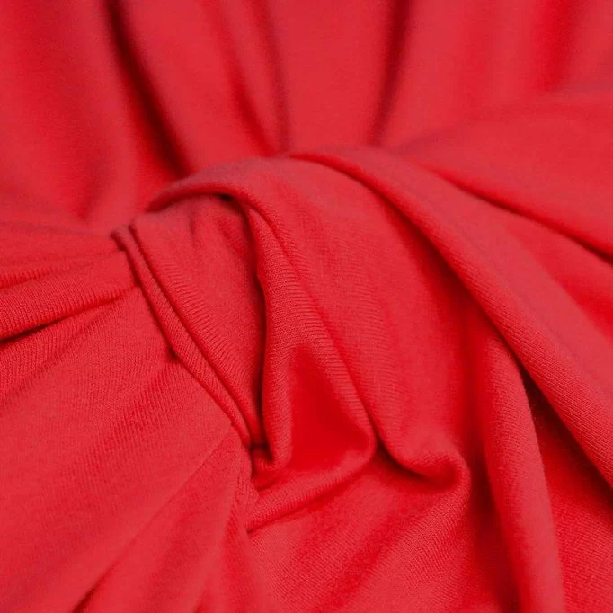 Viskose Jersey Rot  - (Viskose Jersey Stoffe)