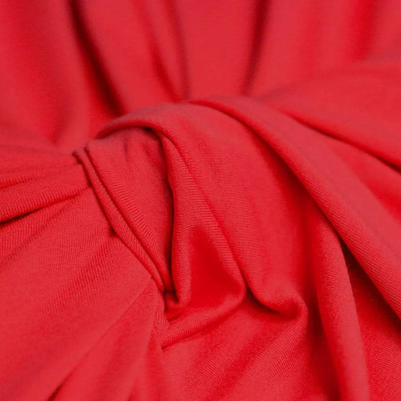 Viscose Jersey Stof Rood