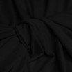Tissu Viscose Jersey Noir  - (Tissu Jersey Viscose)