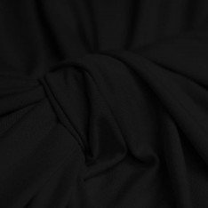 Jersey Di Viscosa Nero