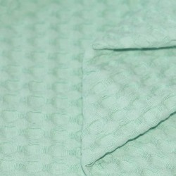 Waffle Fabric Jacquard Mint