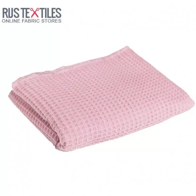 Waffle Pique Fabric Pink - (Waffle Pique Fabrics)