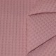 Waffle Pique Fabric Old Pink Waffle Pique Fabric Old Pink