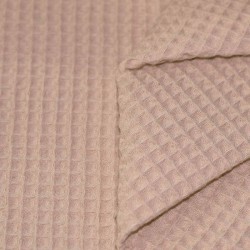 Tessuti Piquet Di Cotone Beige