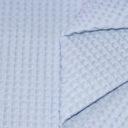 Tessuti Piquet Di Cotone Blu Chairo