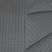 Tissu Piqué Gaufré Gris - (Tissu Piqué Gaufré)