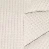 Waffle Pique Fabric Ecru