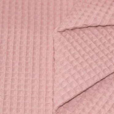 Wafelkatoen Piqué Nude Roze - (Wafelkatoen Piqué Stoffen )